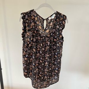 Alice Blue medium floral blouse. Size medium, polyester.